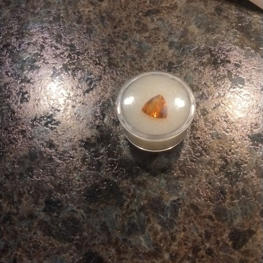 Triangular Orange Citrine - image 3